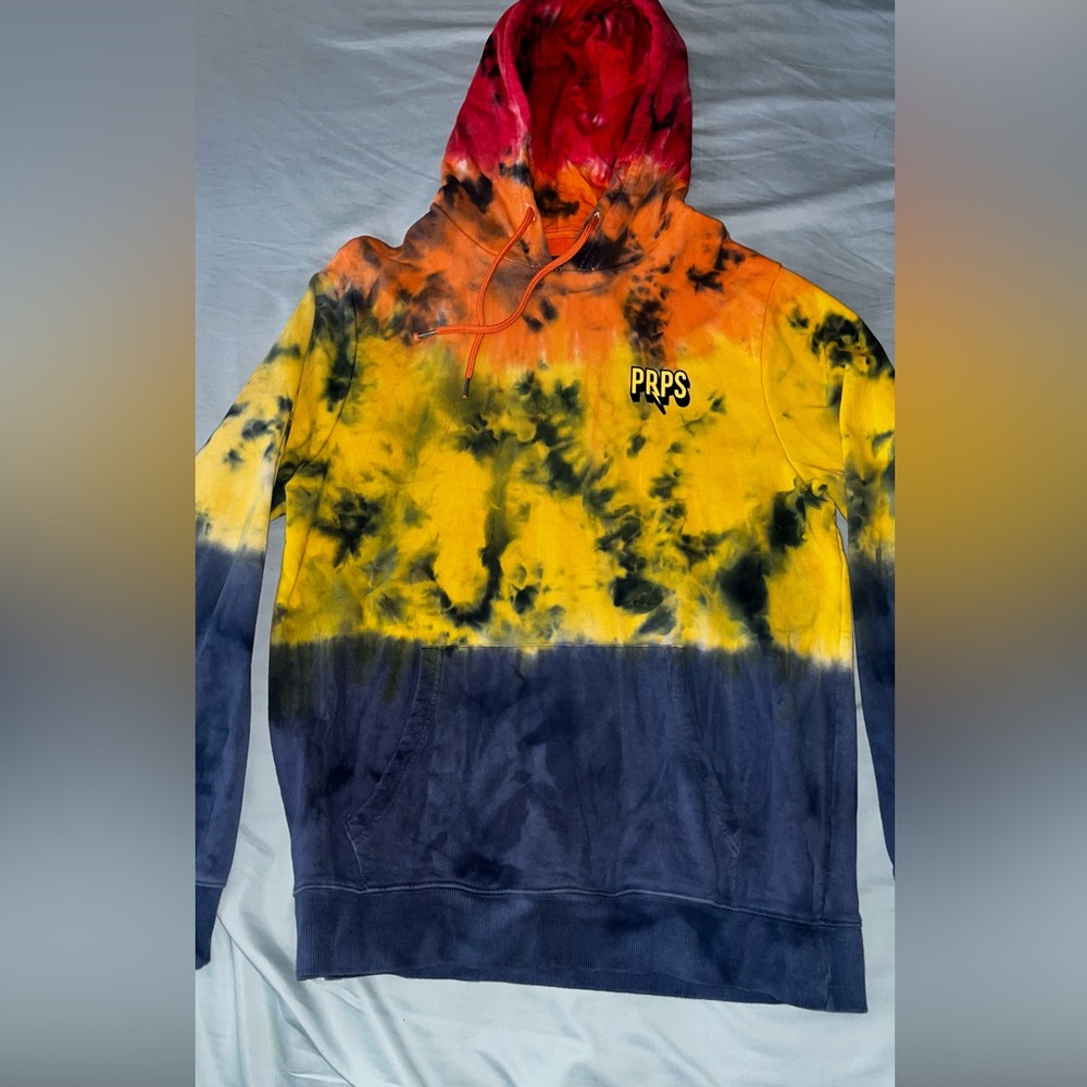 PRPS Bolt Logo Ombré Tie Dye Hoodie